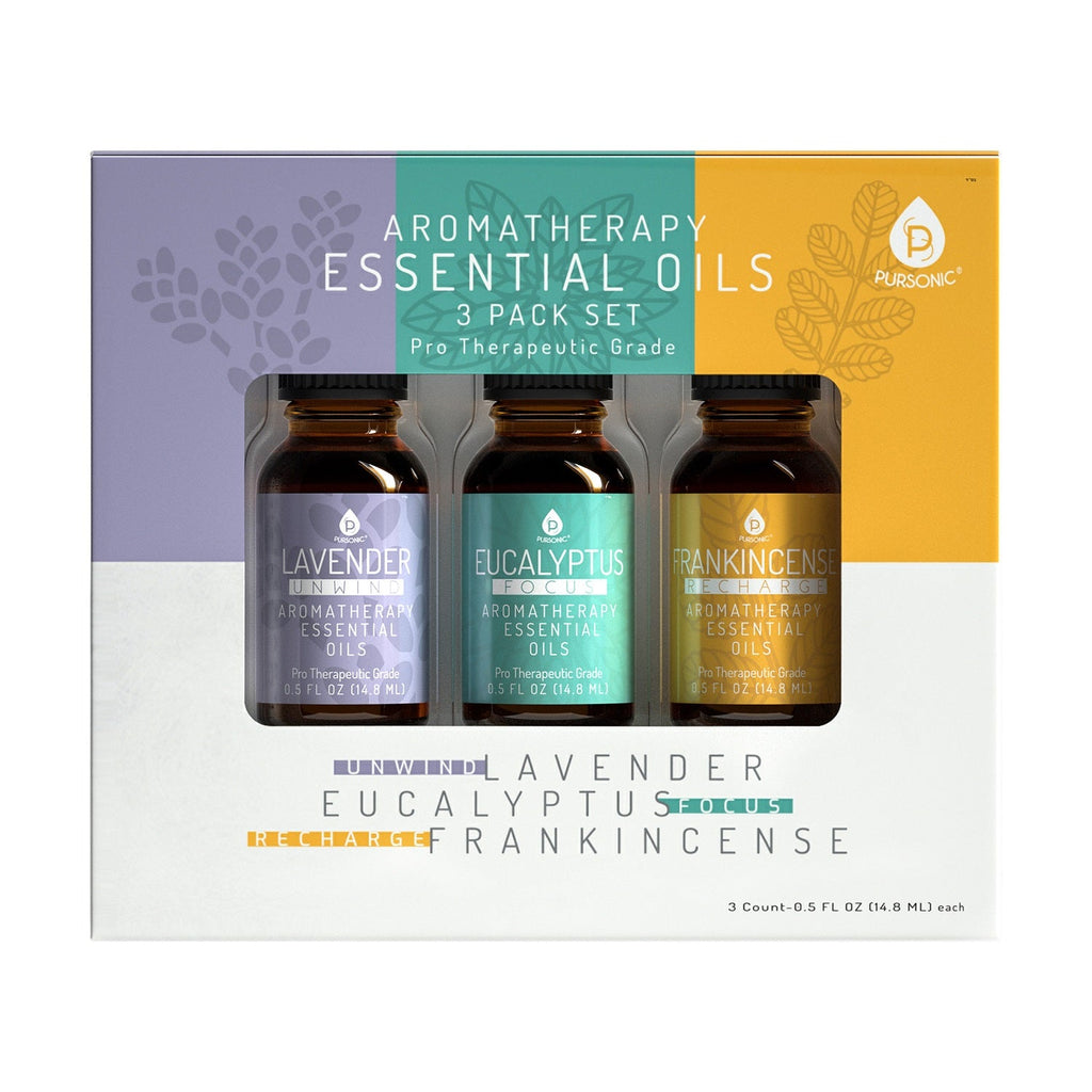 3 Pack Aromatherapy Essential oils (Lavender, Eucalyptus, Frankincense) - Xcellife