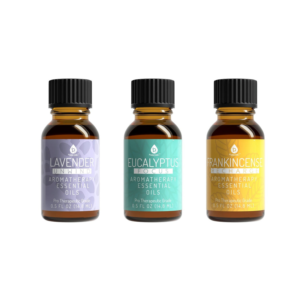 3 Pack Aromatherapy Essential oils (Lavender, Eucalyptus, Frankincense) - Xcellife