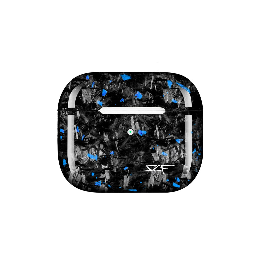 Apple AirPods | Blue Flake Real Forged Carbon Fiber Case - Xcellife