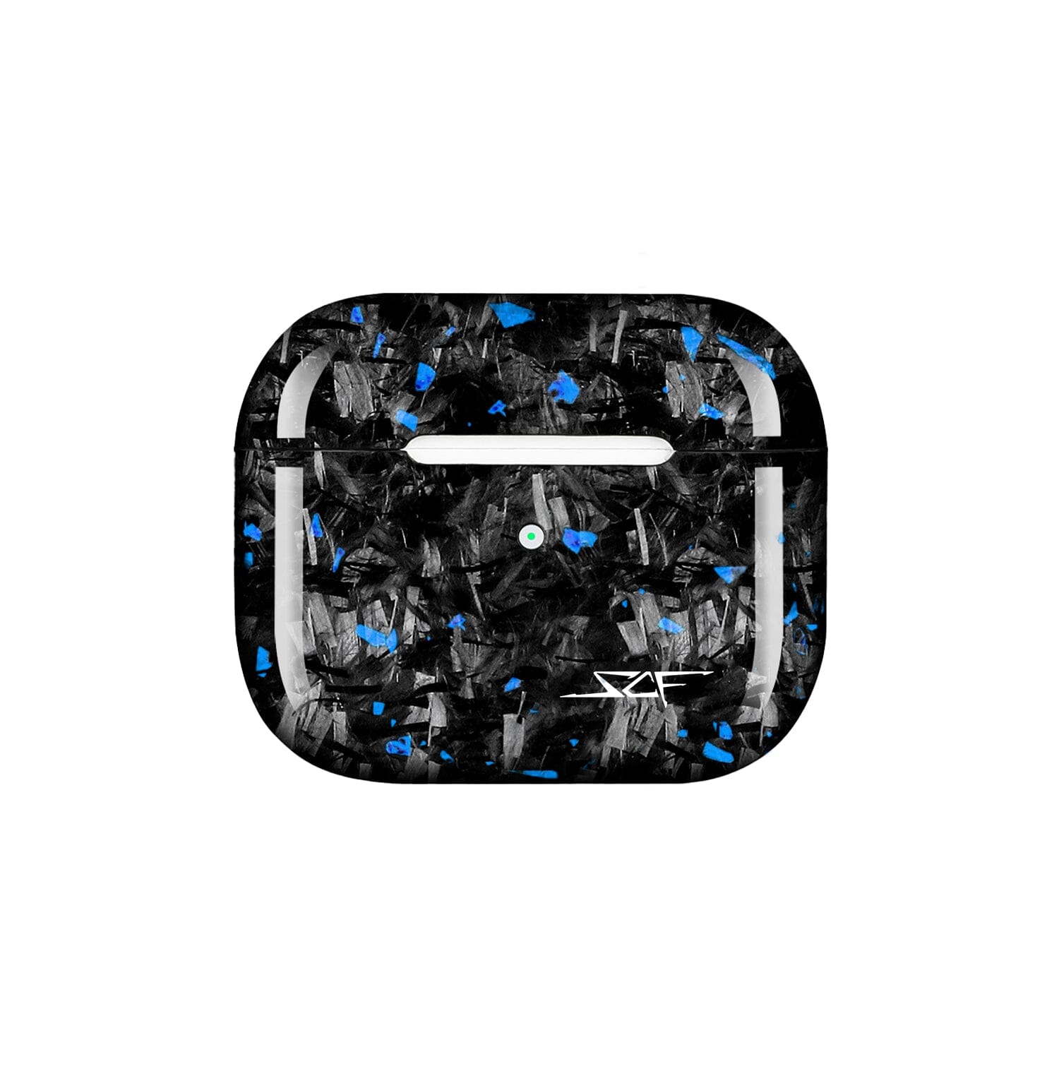 Apple AirPods | Blue Flake Real Forged Carbon Fiber Case - Xcellife