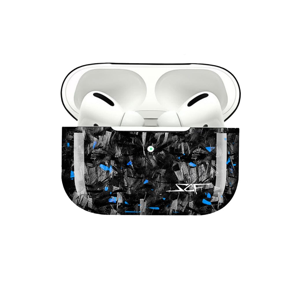 Apple AirPods | Blue Flake Real Forged Carbon Fiber Case - Xcellife