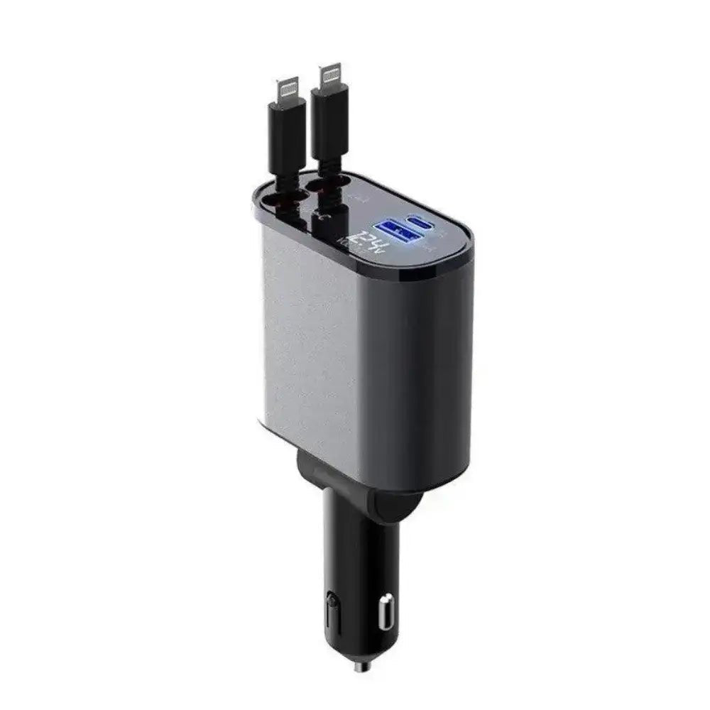 FAST 100W Car Phone Charger Lighter USB And TYPE - C Adapter - Xcellife