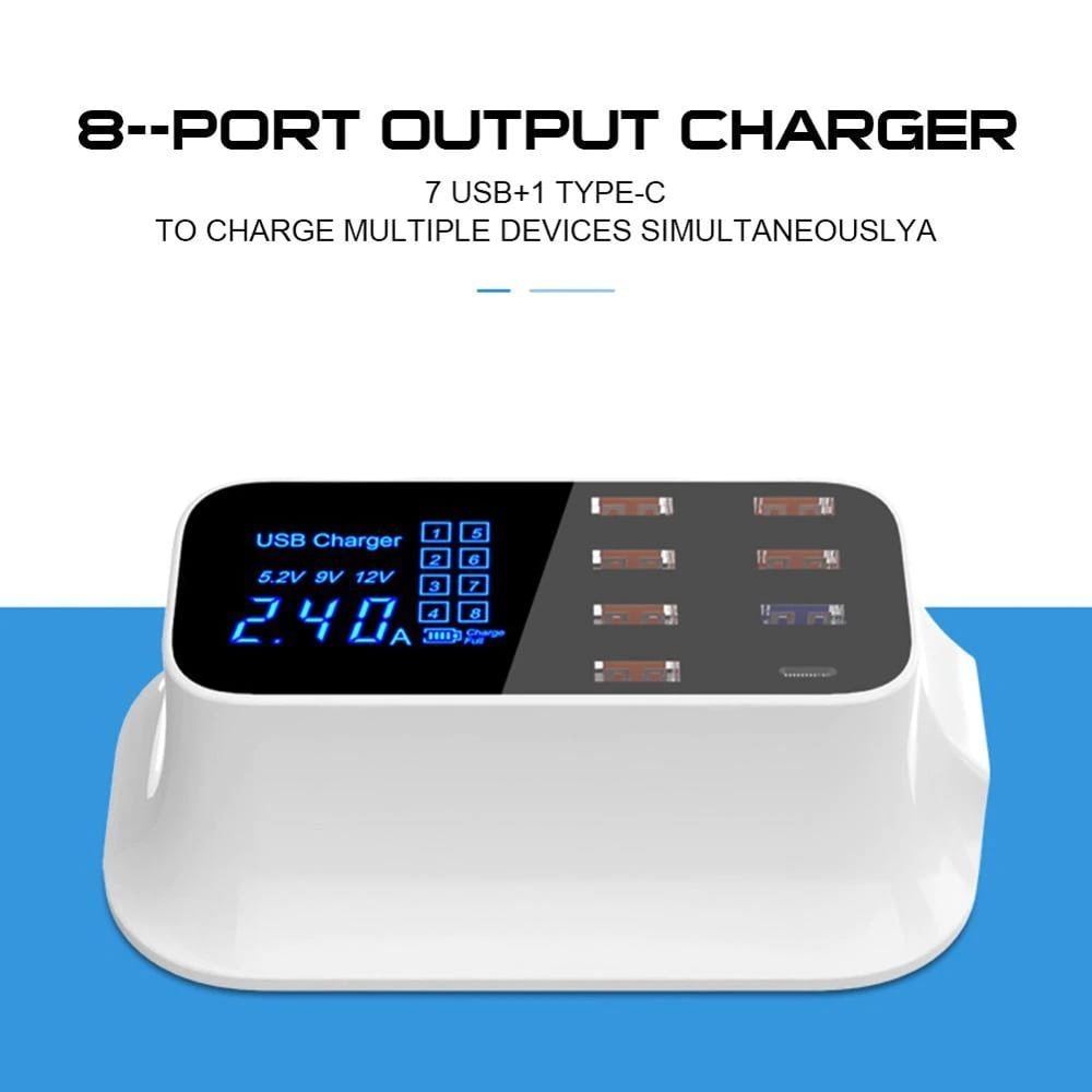Multi - Port USB Charger Station Type C - Xcellife