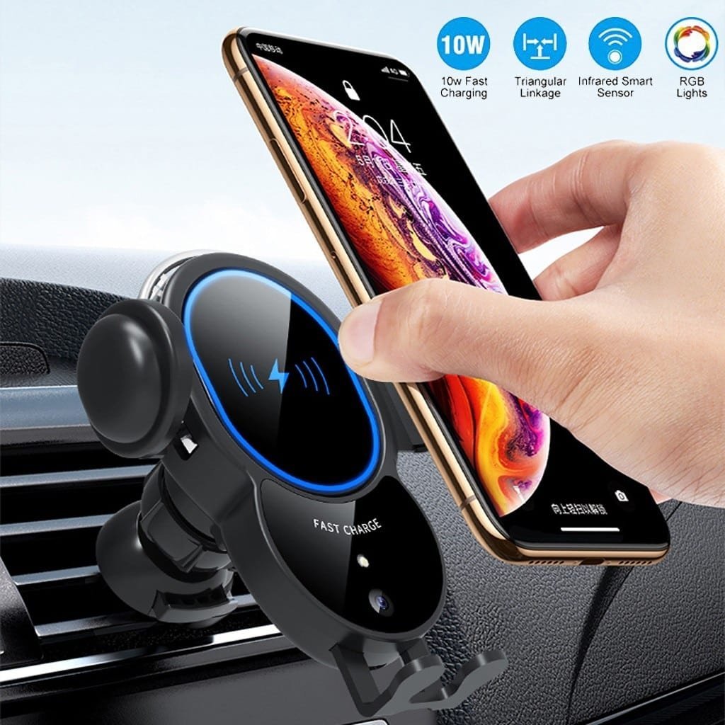 10W Wireless Automatic Clamping Mount Fast Charger For Your Car - Xcellife