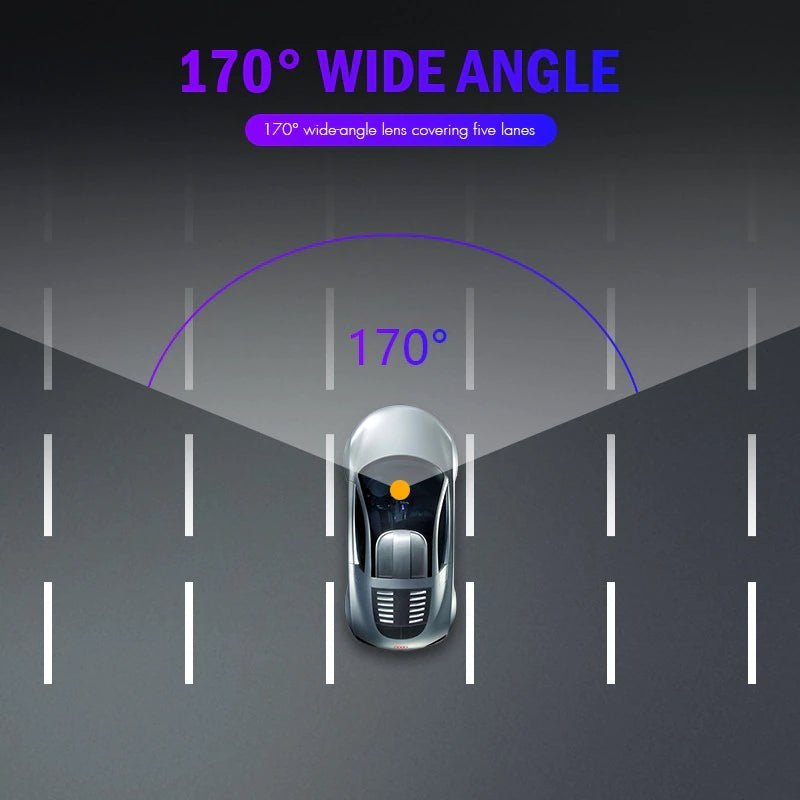 3 in 1 Rear View Dual Camera Full HD Night Vision Car Dash Camera - Xcellife